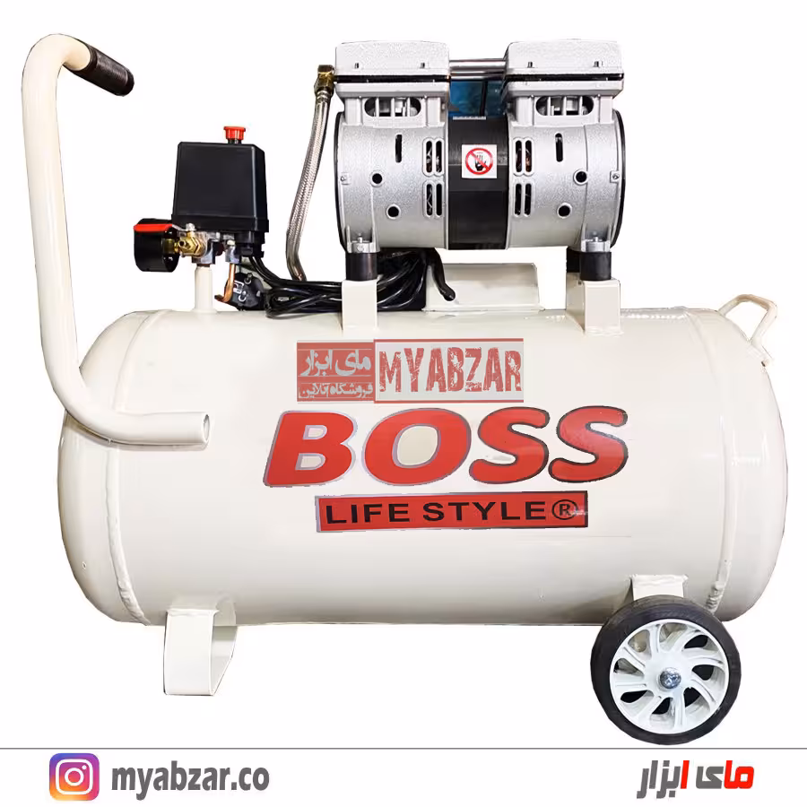 کمپرسور باد 30 لیتری سایلنت باس مدل BS-900