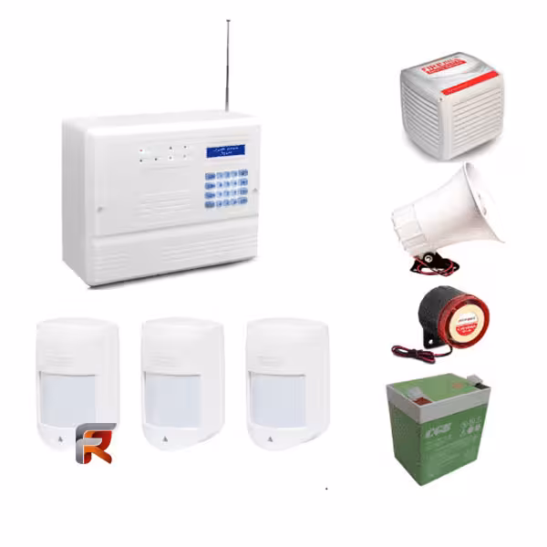 پکیج دزدگیر اماکن با تلفن کننده شهری فایروال مدل FIREWALL-F7