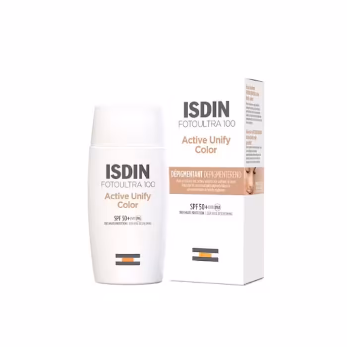 ضد آفتاب اکتیو یونیفای رنگی ایزدین spf50 حجم 50میلی لیتر