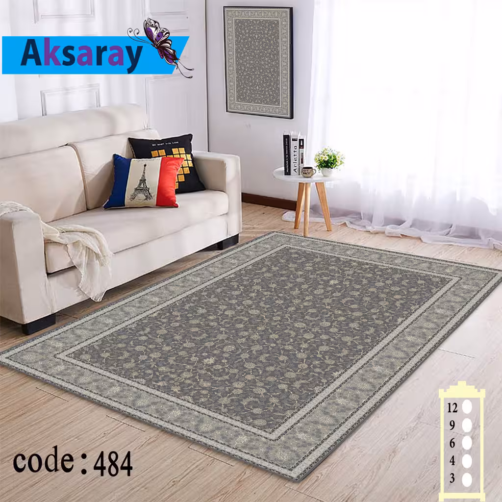 روفرشی کشدار مخمل شانل تراکم بالاطرح وینتیجی  کد 484