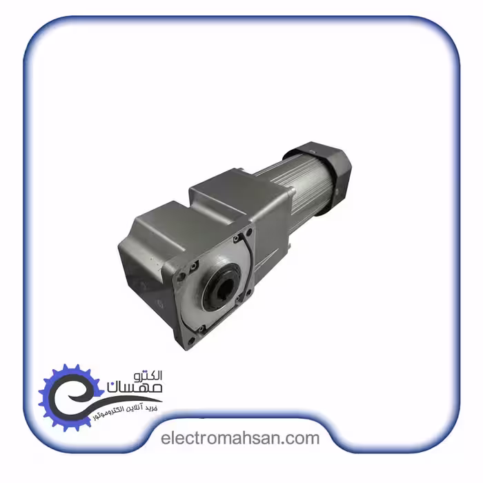 موتور DC گیربکس دار 40 وات 24 ولت 50 دور  شفت بغل(نود درجه) تایلی اصل