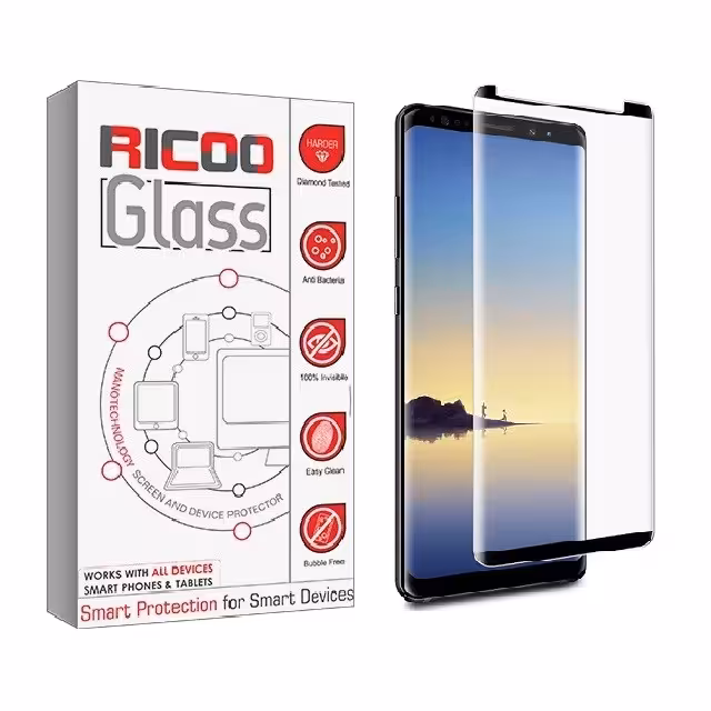 محافظ صفحه نمایش دور چسب ریکوو مدل Short 3D مناسب برای گوشی موبایل سامسونگ Galaxy Note 9