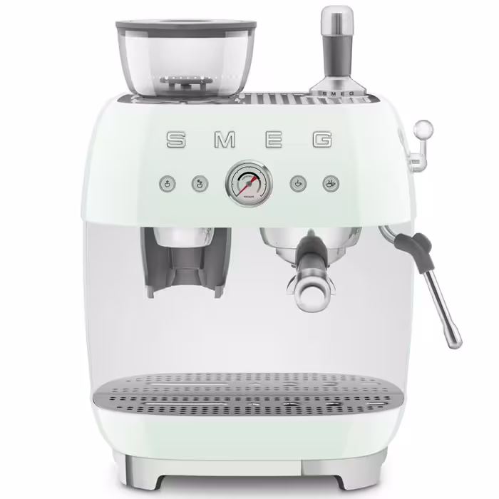 اسپرسوساز با آسیاب اسمگ SMEG مدل EGF03 سبز پاستیلی
