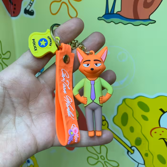 جاکلیدی مدل سیلیکونی طرح روباه پلیس