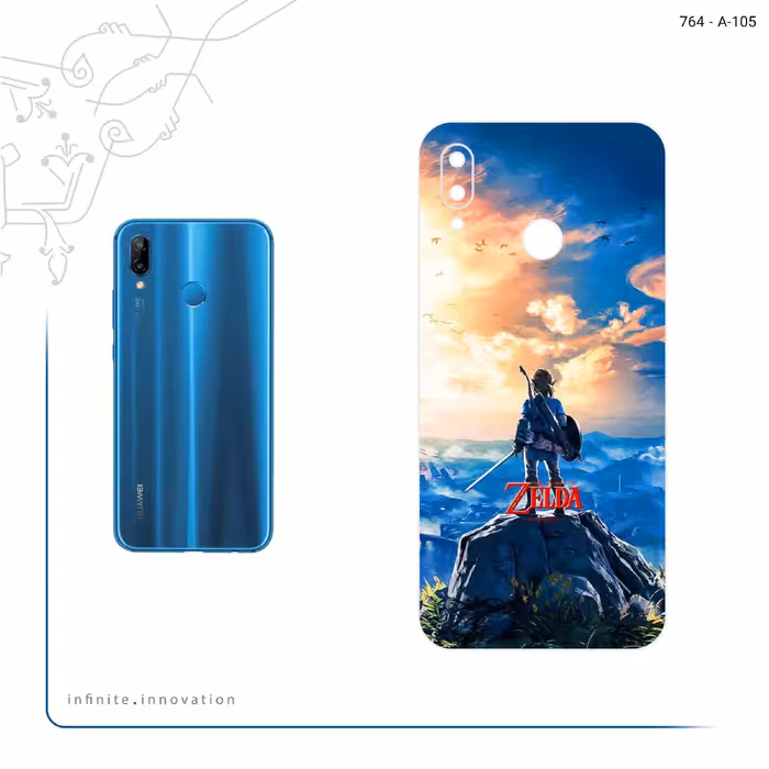 برچسب پوششی ماهوت مدل Legend of Zelda Game Series مناسب برای گوشی موبایل هوآوی Nova 3e
