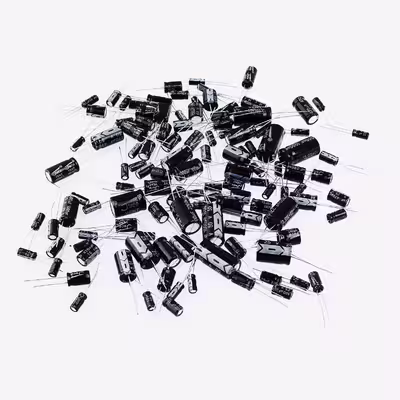 خازن الکترولیت 1000 میکروفاراد جی دبلیو کو مدل 25V بسته 48 عددی