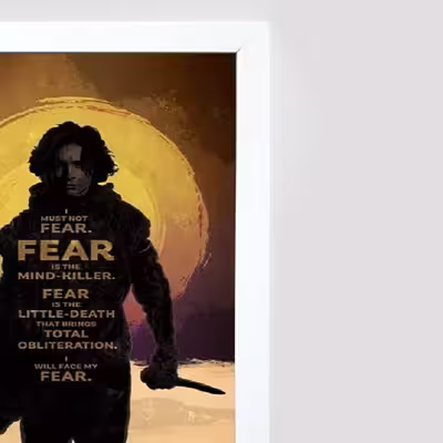 تابلو مدل فیلم تل ماسه dune W1
