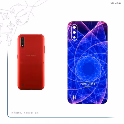 برچسب پوششی ماهوت مدل Mathematical Geometric Shape 9 مناسب برای گوشی موبایل سامسونگ Galaxy A01