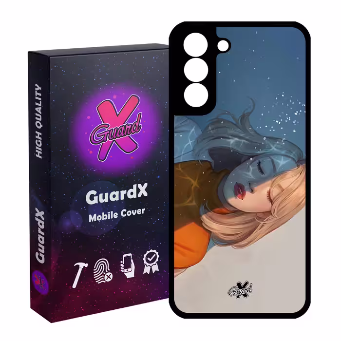 کاور گارد ایکس طرح Girl مدل Glass10013 مناسب برای گوشی موبایل سامسونگ Galaxy S21 FE