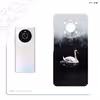 برچسب پوششی ماهوت مدل Swan_Lake مناسب برای گوشی موبایل آنر X9 4G