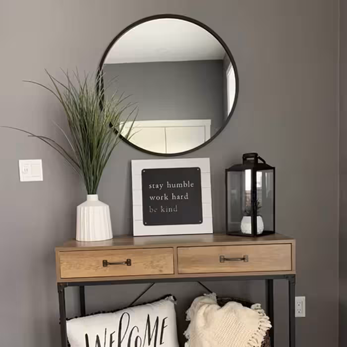 آینه مدل گرد طرح ظریف کد F-90