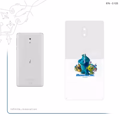 برچسب پوششی ماهوت مدل Monsters Inc مناسب برای گوشی موبایل نوکیا 3