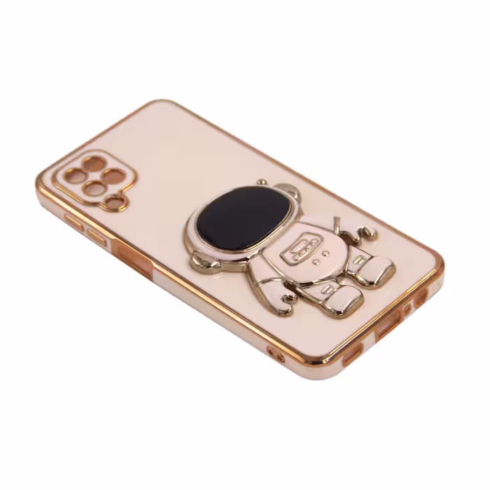 کاور طرح فضانورد کد A12 مناسب برای گوشی موبایل سامسونگ Galaxy A12 به همراه پایه نگهدارنده