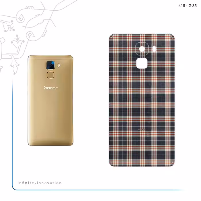 برچسب پوششی ماهوت مدل Fabric Texture 5 مناسب برای گوشی موبایل آنر 7