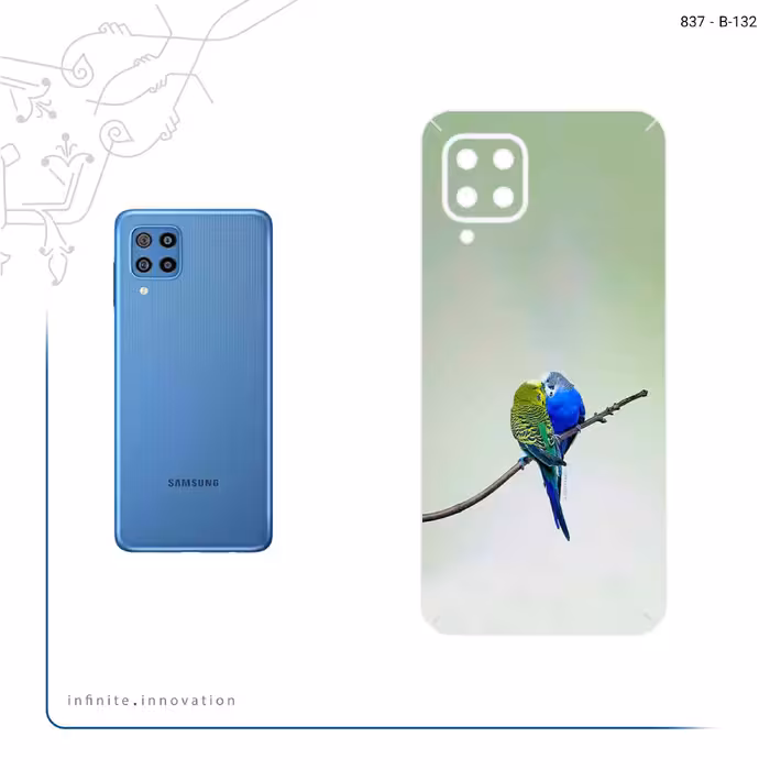 برچسب پوششی ماهوت مدل Lovebird مناسب برای گوشی موبایل سامسونگ Galaxy F22