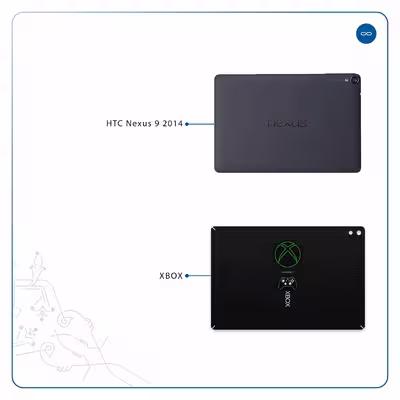 برچسب پوششی ماهوت مدل XBOX مناسب برای تبلت اچ تی سی Nexus 9 2014