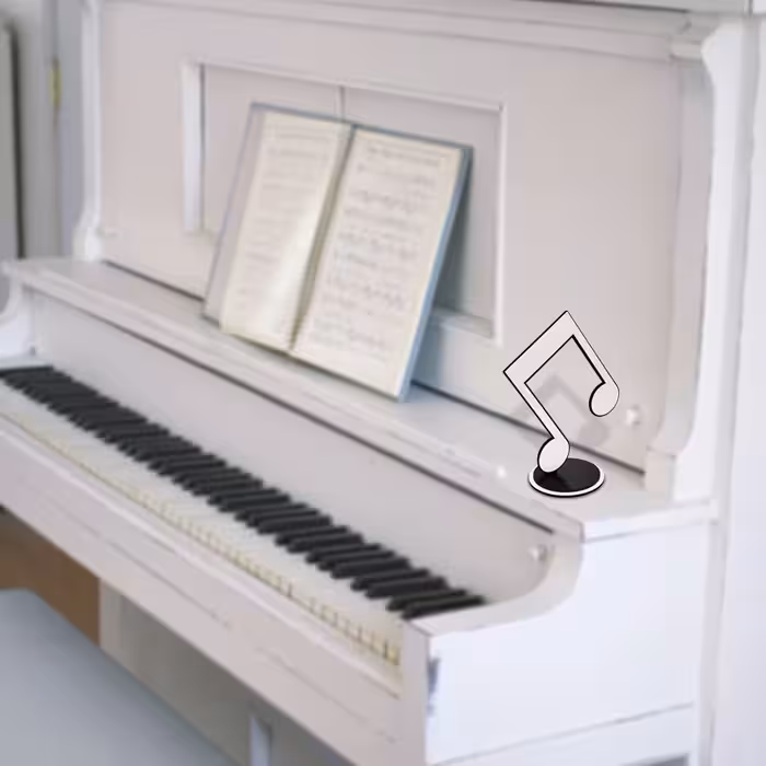  ماکت دکوری مدل نت موسیقی کد MD03D