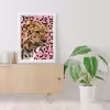 تابلو مدل یوزپلنگ Cheetah کدS0117-w