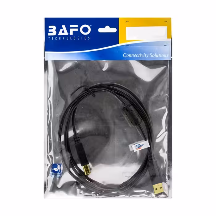 کابل پرینتر USB2.0 بافو مدل Blister AM/BM طول 5 متر