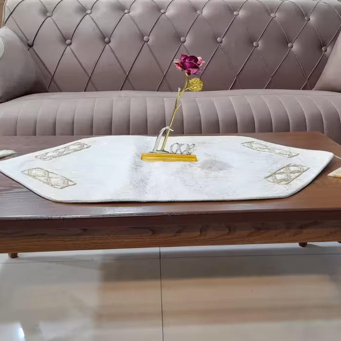 ست رومیزی 4 تکه طرح پتینه کد 0001