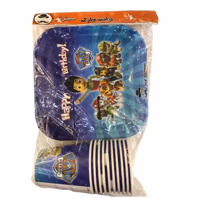 مجموعه 30 عددی تم تولد طرح سگهای نگهبان کد 3