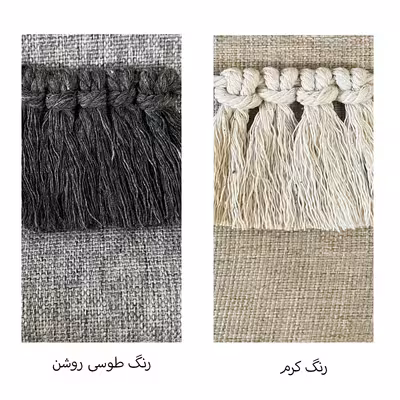 کاور کوسن مدل بوهو استایل مکرومه کد 3033