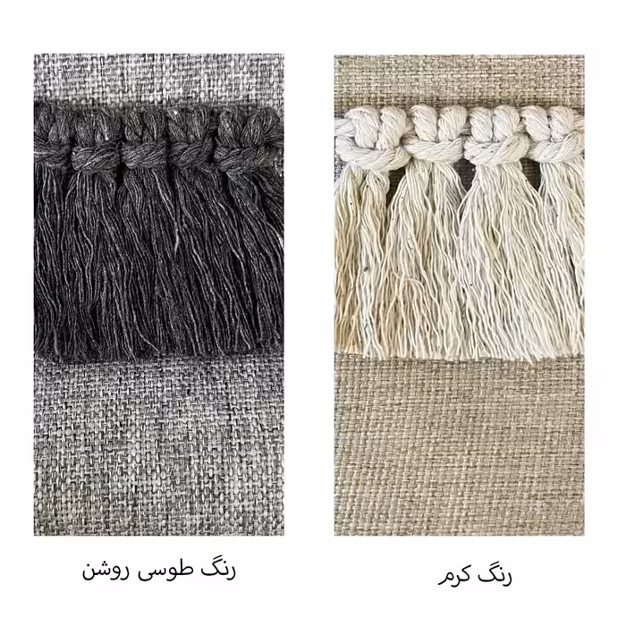 کاور کوسن مدل بوهو استایل مکرومه کد 3033