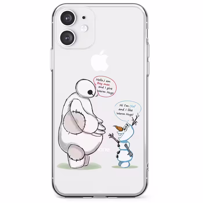 کاور طرح Olaf &amp; Baymax مناسب برای گوشی موبایل اپل iPhone 12 Mini