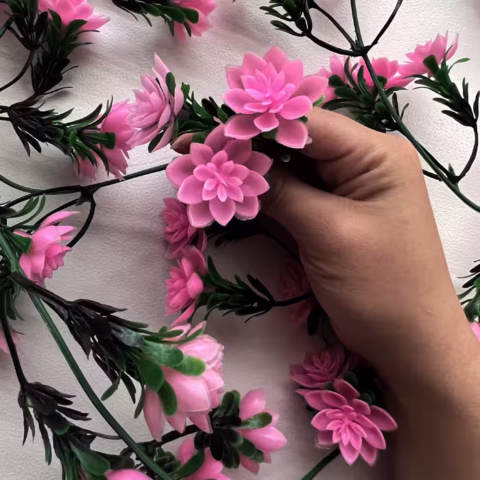 گل مصنوعی مدل ریسه ی گل کاپی