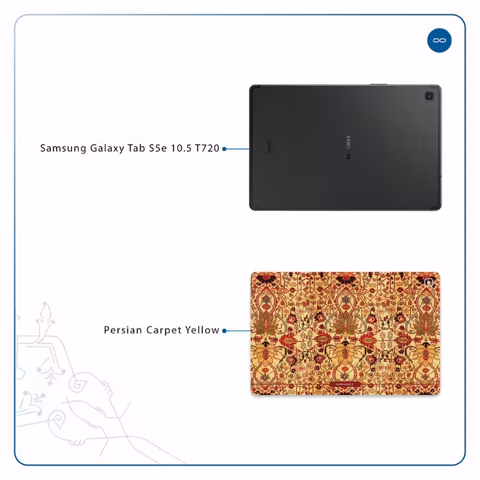برچسب پوششی ماهوت مدل Iran-Carpet2 مناسب برای تبلت سامسونگ Galaxy Tab S5e 10.5 2019 T720