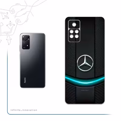 برچسب پوششی ماهوت مدل Mercedes-Benz مناسب برای گوشی موبایل شیائومی Redmi Note 11 Pro