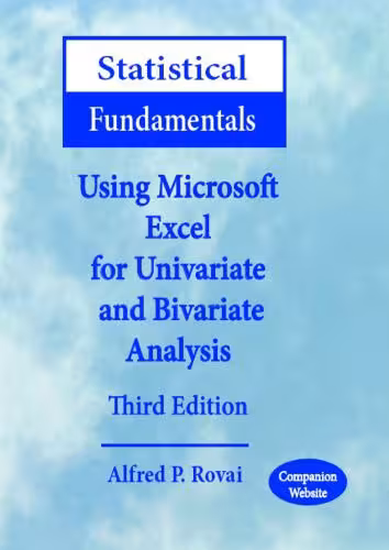 خرید و دانلود نسخه کامل کتاب Statistical Fundamentals: Using Microsoft Excel for Univariate and Bivariate Analysis