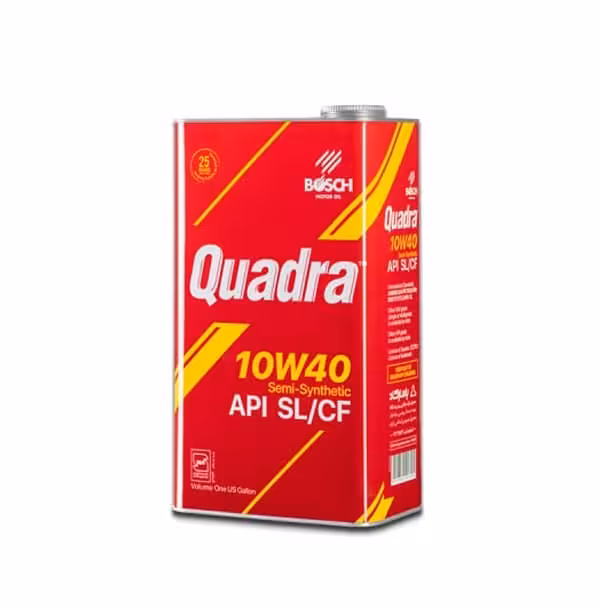 روغن موتور بوش کوادرا 10W40 SL چهار لیتری