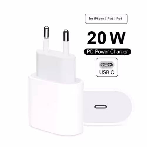 شارژر دیواری 20 وات اپل Apple 20 Watt Wall Charger Eu MD3J4ZM/A