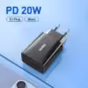 شارژر پرسرعت بیسوس (PD20W/3A) Baseus Speed Mini مشکی