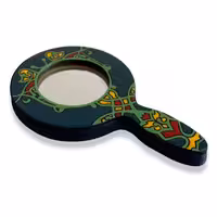 آینه چوبی دسته دار کد MH2008