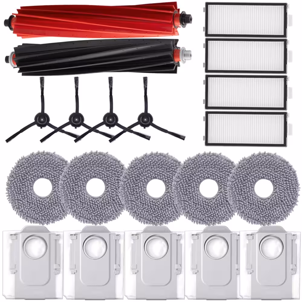پک اکسسوری جارو رباتیک روبوراک مناسب مدل Roborock Qrevo Master/Qrevo Slim ( ارسال 10 الی 15 روز کاری)
