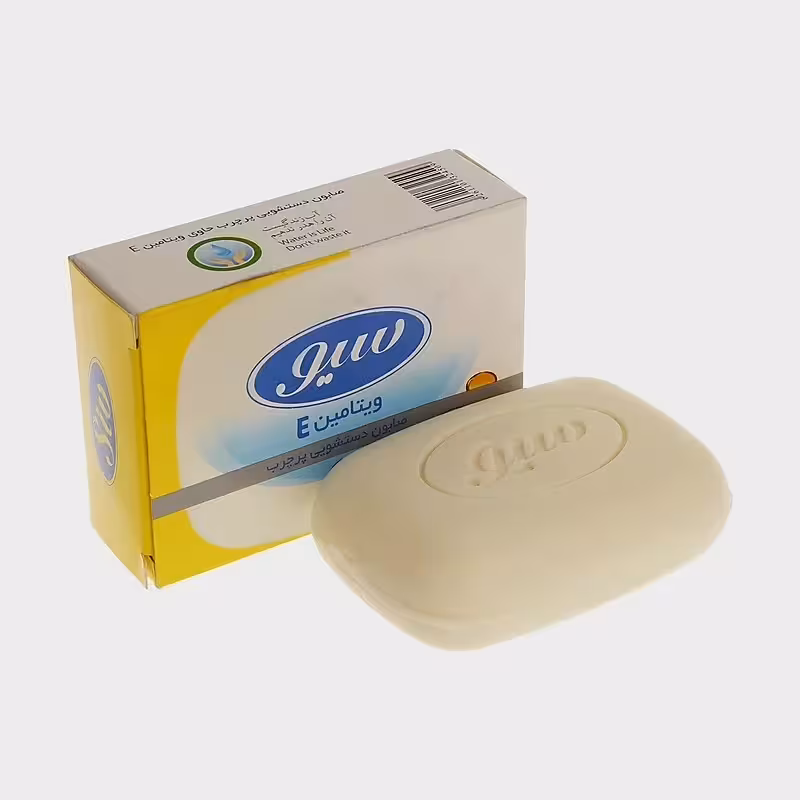 صابون دستشویی پرچرب حاوی ویتامین E وزن 125 گرم