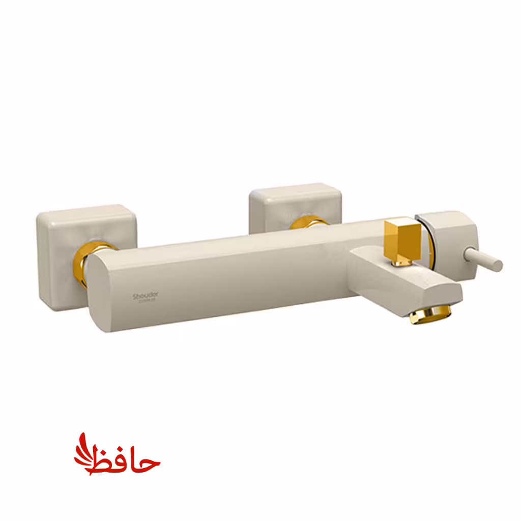 شیر حمام شودر مدل یونیک شیری طلایی