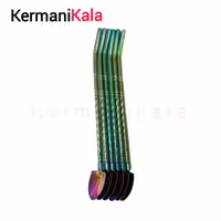 قاشق شربت خوری نی دار 7رنگ