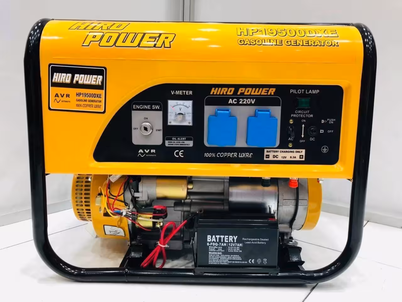 موتور برق 3.5 کیلو وات واقعی هیرو پاور مدل HP19500DXE