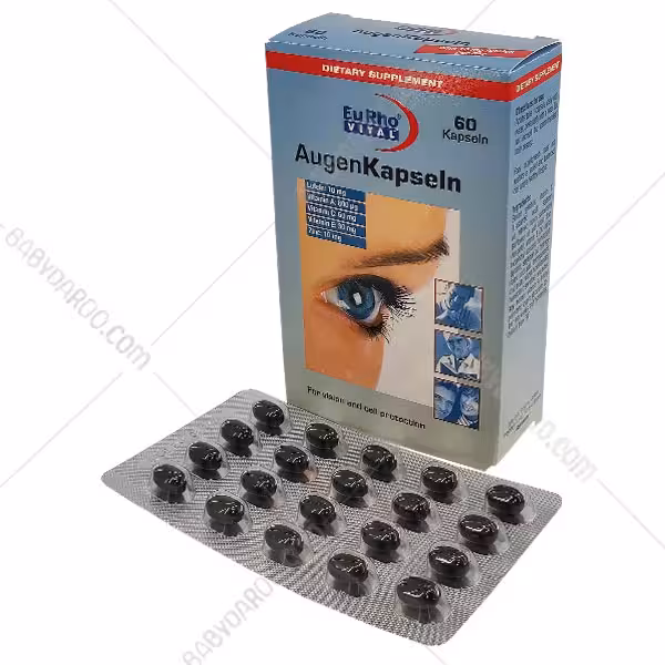 کپسول چشم اوژن یوروویتال 60 عددی