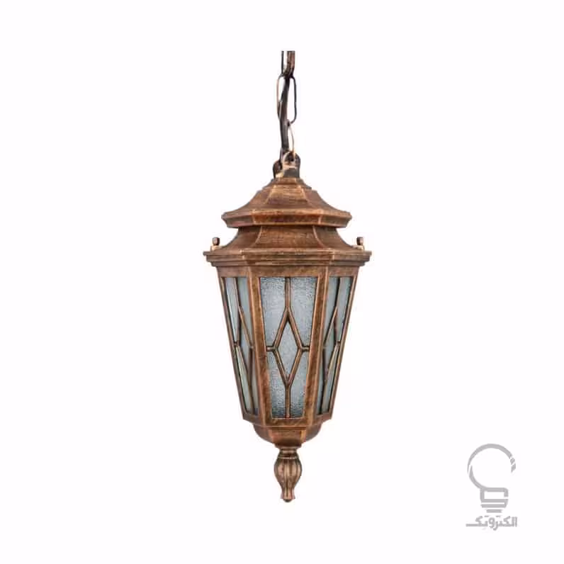 چراغ آویز مدل معبد ویسپر تکشیدفام