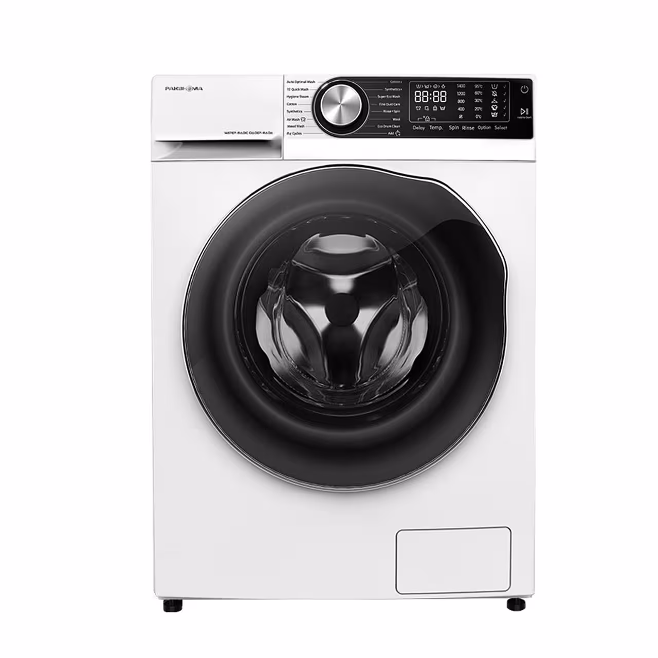 ماشین لباسشویی پاکشوما مدل TFB - 86407 WT ظرفیت 8 کیلوگرم
