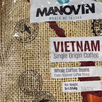 دانه قهوه روبوستا بسته 5 کیلویی