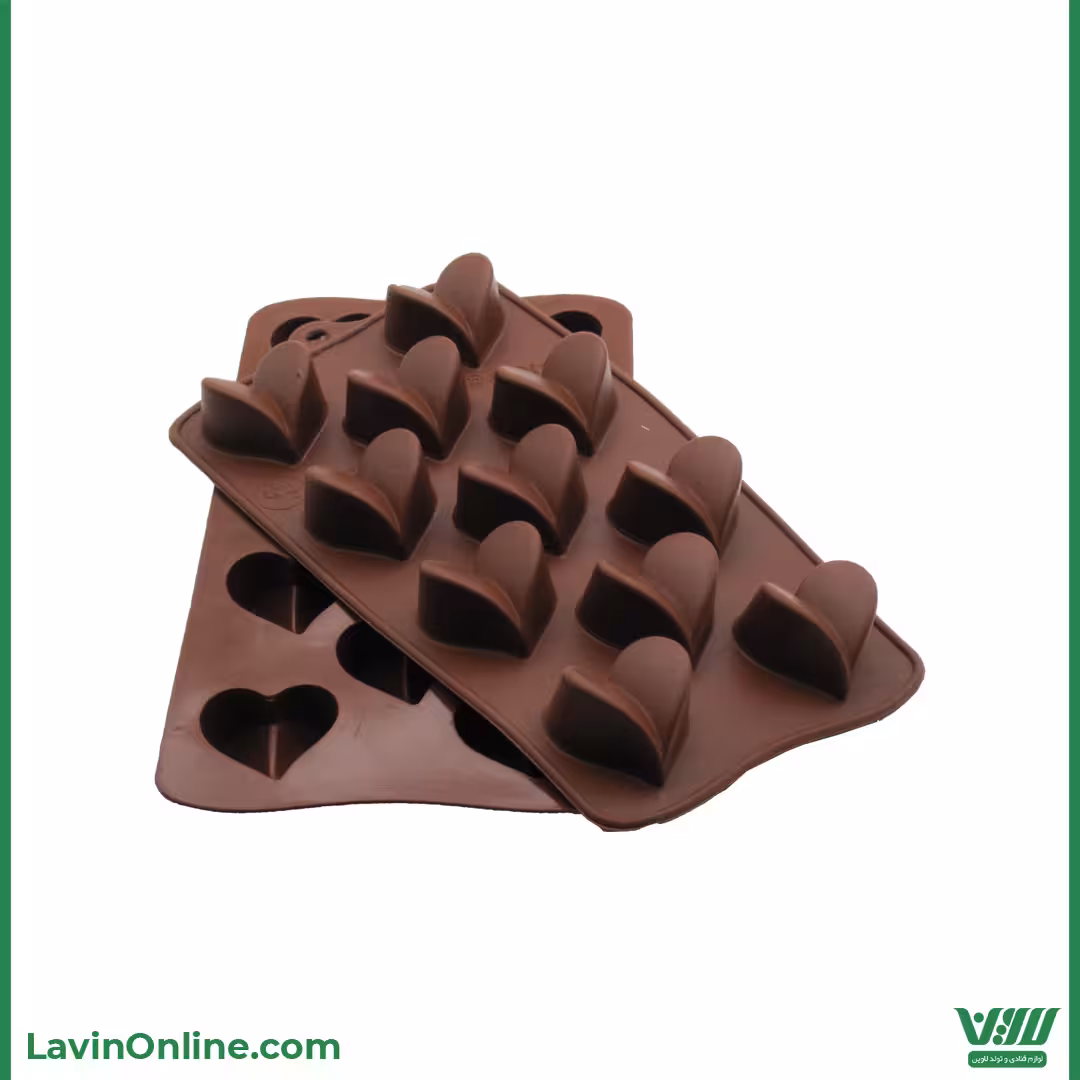 قالب سیلیکونی شکلات قلب پروانه ای