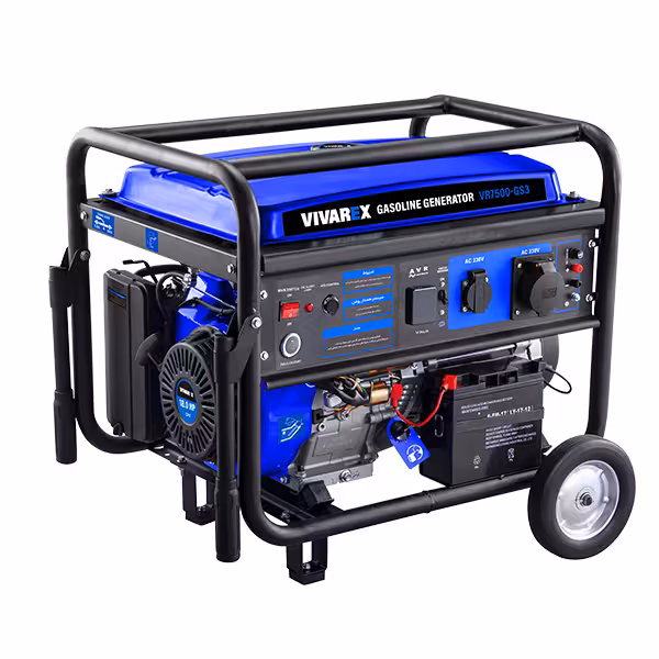موتور برق سه گانه استارتی 7500 وات VR7500-GS3