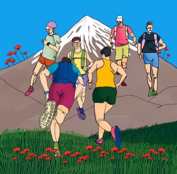 دستمال سر و گردن تیداسان مدل دماوند کوه