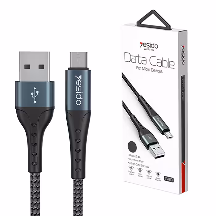 کابل USB به micro-usb یسیدو YESIDO CA63 طول 2متر