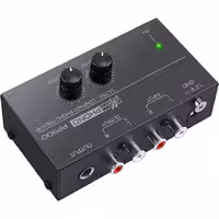 پری آمپلی فایر فونو گرامافون کنترل های سطح و صدا خروجی ورودی Neoteck PP500 Ultra Compact Preamplifier Phono
